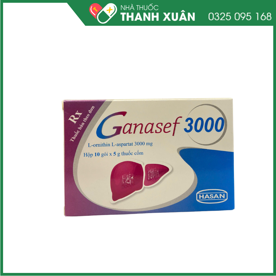 Ganasef 3000 hỗ trợ điều trị bệnh gan cấp tính hoặc mạn tính